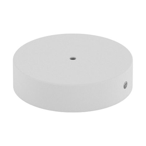 Rosone Serracavo Interno Metallo Bianco 1 Foro D8Cm