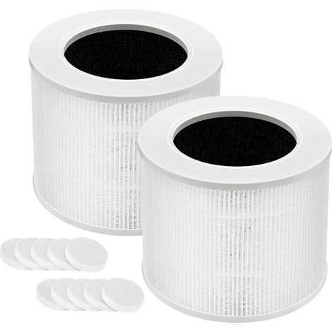 Filtre de remplacement Core Mini pour purificateur d'air LEVOIT Core Mini-P, lot de 2  Filtre de rechange Core Mini-RF (1/5)