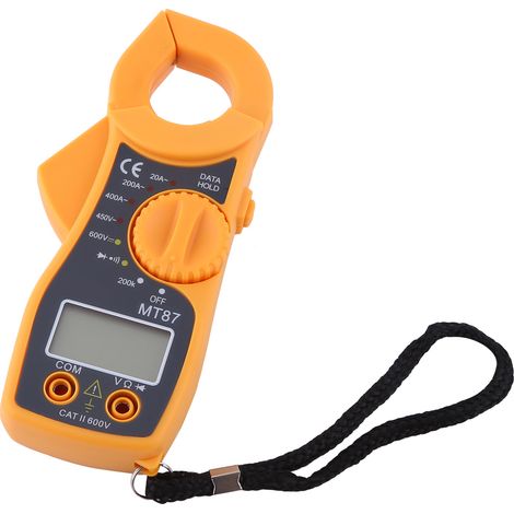 Digitales Zangenmessgerät, Voltmeter, Amperemeter, AC/DC-Ohmmeter, LCD-Bildschirm, elektronisches Multimeter