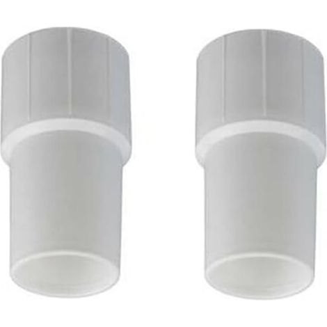 Lot de 2 connecteurs de tuyau d'aspiration de piscine, manchettes d'extrémité de tuyau d'aspirateur de piscine, main gauche 38 mm pour tuyau d'aspiration de piscine, diamètre de 3,8 cm (1/5)
