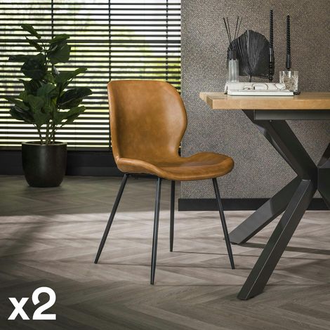 Chaise camel (lot de 2) MELBOURNE (1/5)