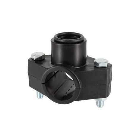 RACCORDO POLIPROP PRESA A STAFFA D 40MMX1/2 FEM