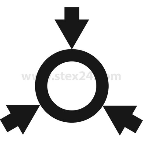 Georg Schlegel Bezeichnungsschild Grafik-Symbol Spannen weiß - 1 Stück