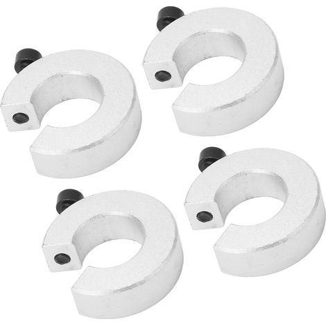 Butée de rail linéaire à collier de 4 pièces, diamètre extérieur 40 mm, épaisseur 12 mm, diamètre de perçage 20 mm, avec vis M4 pour SBR20