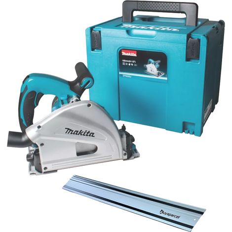 Makita SP6000J 110v Plunge Cut Circular Saw 165mm Cased + 1x1.5m BAP Guide Rail (1/5)