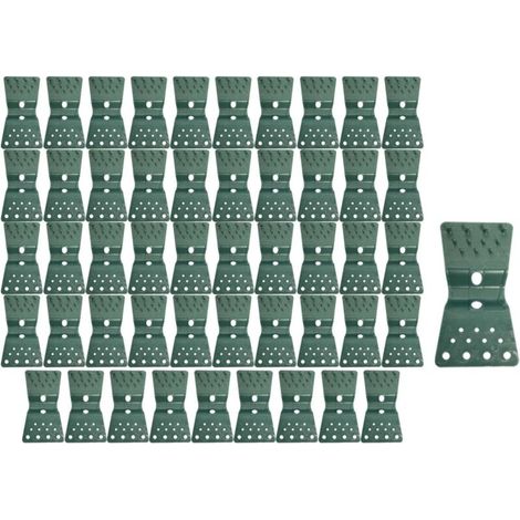 50 Fixing Clips for Shade Sails, Accessories for Shade Sails and Solar Nets, reusable for agriculture. (1/5)