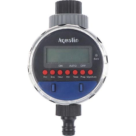 Bewässerungsuhr für den Garten mit LCD-Bildschirm, 8 Programmen, elektronischem Kugelventil, Bewässerungssystem für die Gartenbewässerung (1/5)