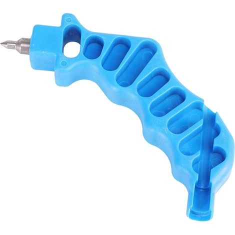 Outil Perforateur Et Insertion De Raccords - Pour Tubes D'irrigation Goutte À Goutte 1/4 Pouces - Bleu Vert (1/5)
