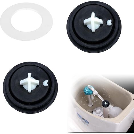 Membrandichtungen für Ventile, Schwimmerventilmembran, einfache Reparatur der Toilettenspülung, Spüldichtung, Schwimmerventile, kompatibel mit der Toilettenwartung (1/5)