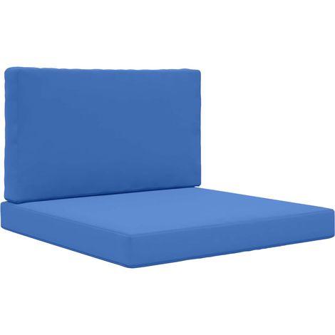 Maison Exclusive - Cuscino per divano da esterno 2 pcs Blu Reale Poliestere