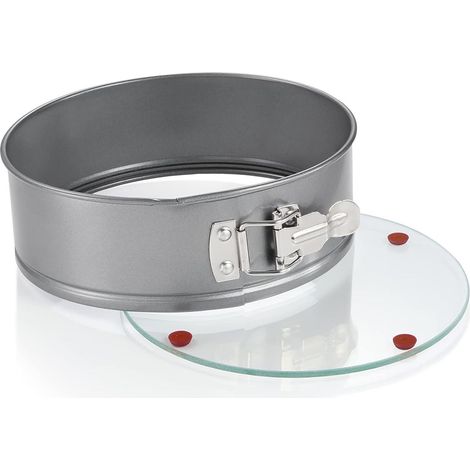 Tescoma Tortiera apribile Delicia ø 20 cm, con Fondo in Vetro, Acciaio Inossidabile (1/5)