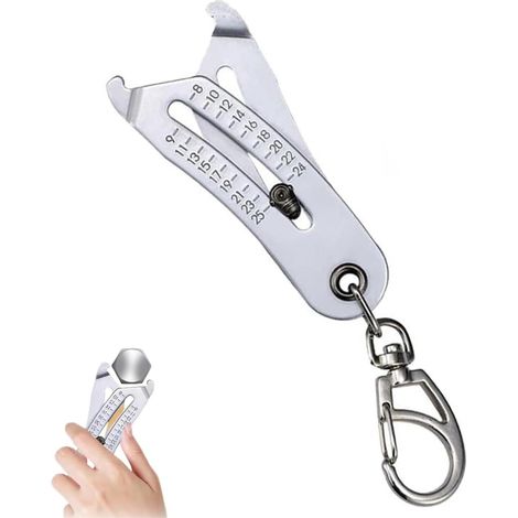 Bolt size finder, Bolt and nut sizing tool, Portable bolt and nut identifier measuring tools