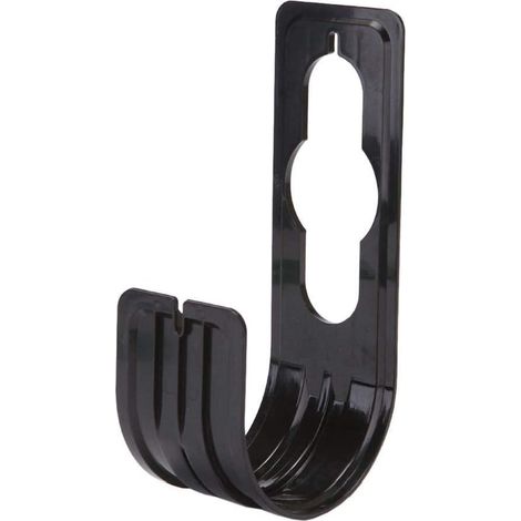 Support Murale Pour Tuyau D Arrosage - Flexible Et Extensible - Pour Jardin Et Robinet Extérieur - Noir - 1 Pièce (1/5)
