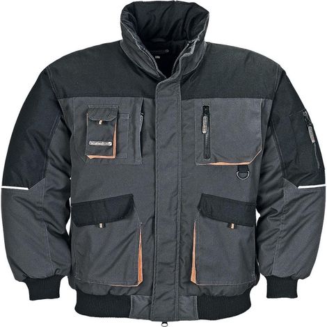 Terratrend Job Pilotenjacke dunkelgrau/schwarz Größe XL