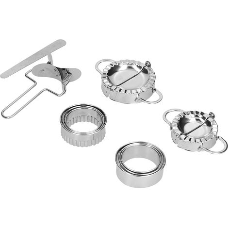10-teiliges Set Ravioli-Ausstecher aus Edelstahl, Teigtaschenform mit Ausstecher, Küchenzubehör zum Backen zu Hause (1/5)