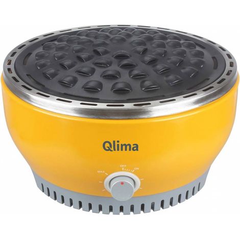 Barbecue a carbonella Qlima NJOY 1007 - - Giallo (1/5)