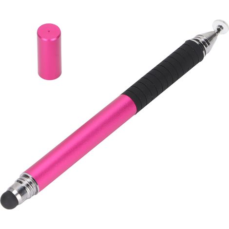 Stylet haute précision et haute sensibilité, prise en main confortable, design en forme de stylo, stylet capacitif, rouge rose