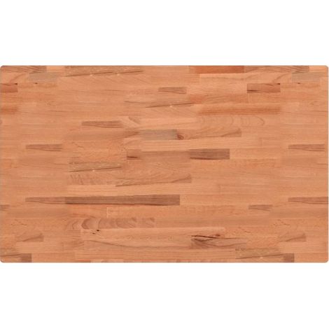 Maison Exclusive - Piano Tavolo 100x60x4cm Rettangolare Legno Massello di Faggio