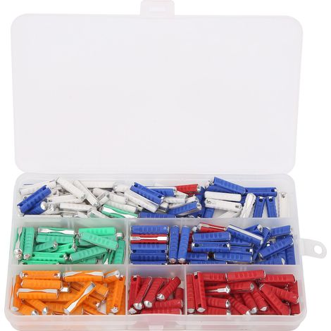 200Pcs fusibles torpedo en alliage de zinc, pour automobile et industrie, 5/8/10/16/25A
