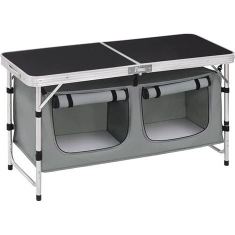 WOLTU Tavolo Campeggio Pieghevole Mobile Cucina da Campeggio Tavolo da Picnic
