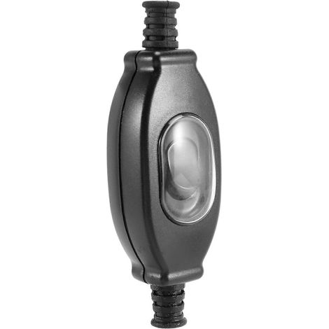 Interrupteur en ligne étanche 3 A 250 V 6 mm, IP65, fil rond, contacts argentés, double coupure, protection contre la poussière (1/5)