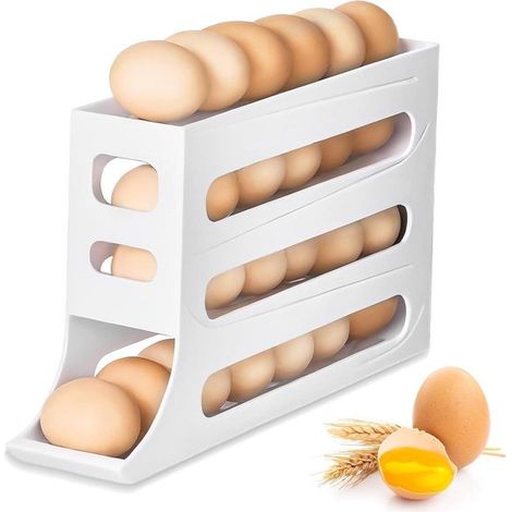 Allecto Plus - Portauova nel frigorifero per la conservazione delle uova, organizer per uova fresche (1/5)