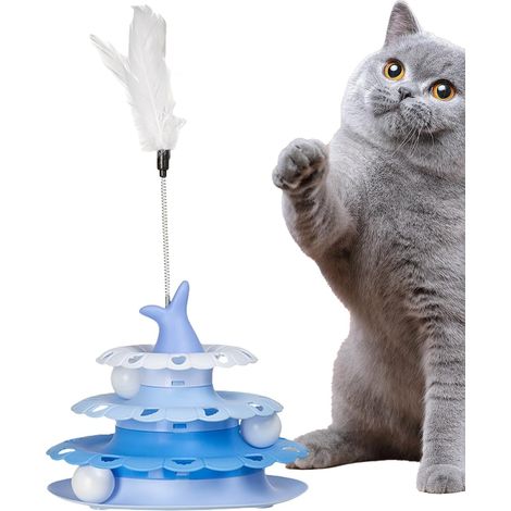 de plumes de chat interactifs jouet balle chatTEASER DROIT (1/5)