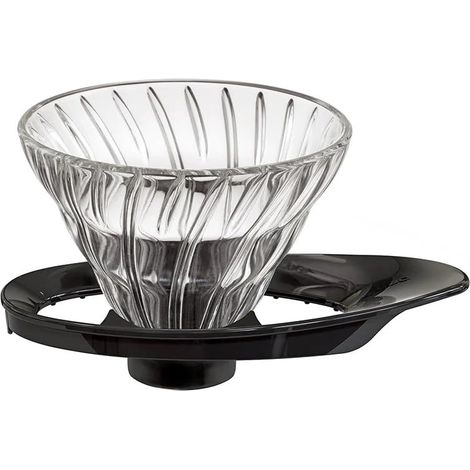 Goutteur de café en Verre Noir Taille 01