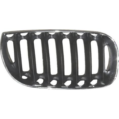 Grille de calandre avant droite noire et chromée BMW X3 1 E83 phase 1 2004-2006