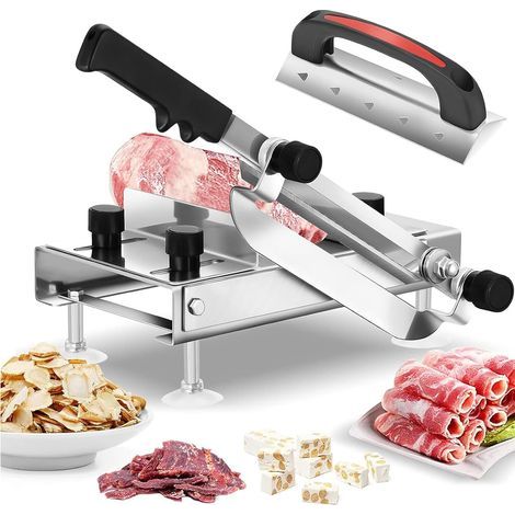 Coupe-viande congelée Coupe-viande manuelle Coupe-viande en acier inoxydable (1/5)