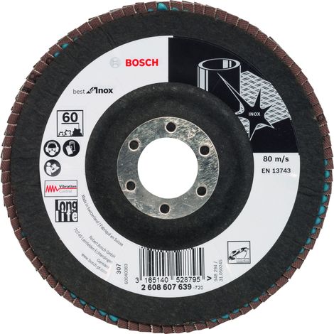 Plato pulidor X581 Best for Inox 125 mm 2223 mm 60  BOSCH 2608607639