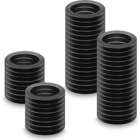 Lot de 50 joints toriques - En caoutchouc - 1" - Diamètre intérieur : 21 mm - Diamètre extérieur : 31 mm - Épaisseur : 3 mm - Joint d'étanchéité pour tuyau d'eau (1/5)