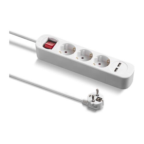 Trotec Steckdosenleiste PVH3 mit 2 USB-Ladebuchsen (1/5)