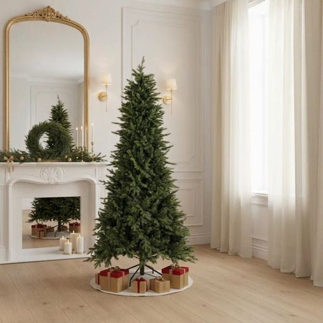 Albero di Natale realistico "Tallac" in PE Effetto Real Touch + PVC -240 cm (1/5)
