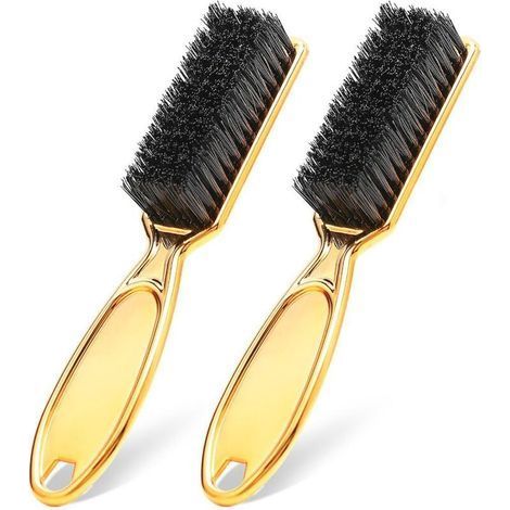 Pince à cheveux de barbier, 2 brosses de tondeuse de barbier, brosse de nettoyage de lame en nylon avec élimination des poils lâches pour hommes, outil de coupe (1/3)