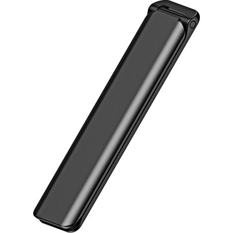 Support Téléphone Bureau - Aluminium - Angle Réglable Jusqu'à 75° - Compatible Smartphones 4 À 12 Pouces - Noir - 1 Pièce (1/5)