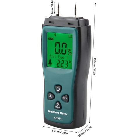 Testeur d'humidité du bois SMART SENSOR AS971 (pile non incluse) - Prix limite sur AliExpress : 16,99  US  pas de limite de prix sur les autres plateformes. (1/5)