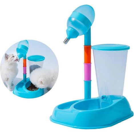 Gamelle pour chien, distributeur d'eau automatique pour chien, fontaine à eau rose (1/4)