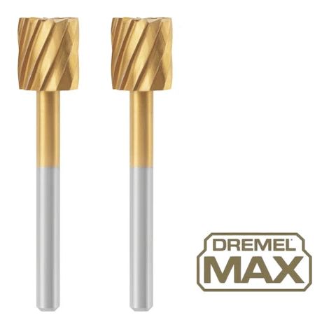DREMEL 2 Frese al titanio ad alta velocitC 7,8 mm Cilindrica 115DM DREMEL
