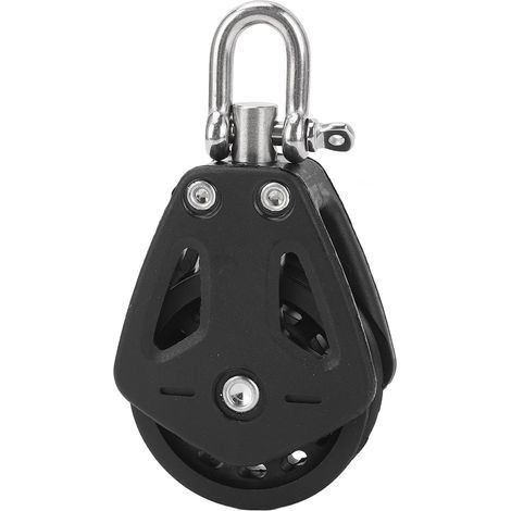 CFTGIW YAMASO Lot de 2 Poulies de Levage Robustes M50 en Acier Inoxydable pour Bateau, Kayak, Idéal pour Magasin, Voilier avec Installation pour Gagner du Temps et des Efforts (1/5)