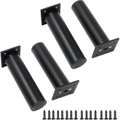 Pieds réglables, pieds de meuble de 25 cm, pieds de meuble en alliage d'aluminium, table ronde (1/5)