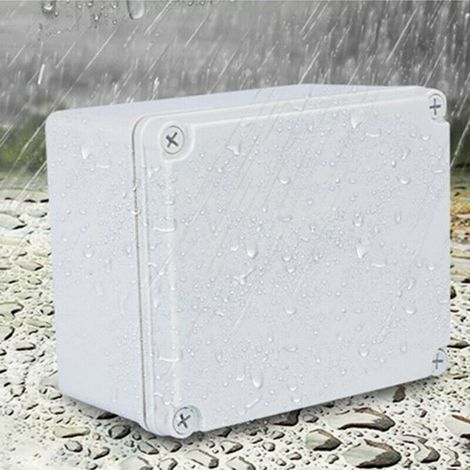 Wasserdichte ABS-Anschlussdose, geeignet für den Innen- und Außenbereich, abschließbarer Kabel- und Instrumentenkasten, klappbares Netzteilgehäuse (1/5)