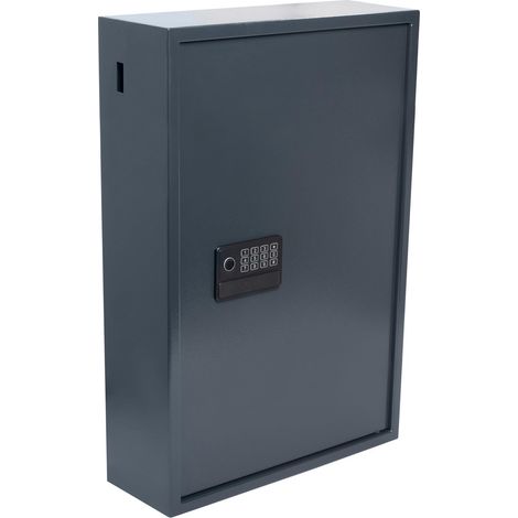 Armoire à cles Haute sécurité pour 300 clés Coffre-Fort à clés Dimension: 640 x 410 x 250 mm Lecteur d'empreintes digitales Connecteurs Type-C 300 Porte-clés Inclus Avancé (1/4)