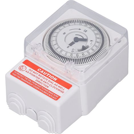 Minuteur Mécanique Industriel 24H AC220V pour Contrôle de Programmation (1/5)