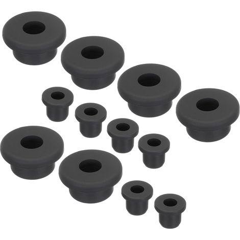 Support en Caoutchouc en Forme de T pour Câble Diamètre 20mm/10mm Grommets Flexibles pour Tuyaux, ID 10mm/6mm, Protection d'Étanchéité pour Câbles (1/5)
