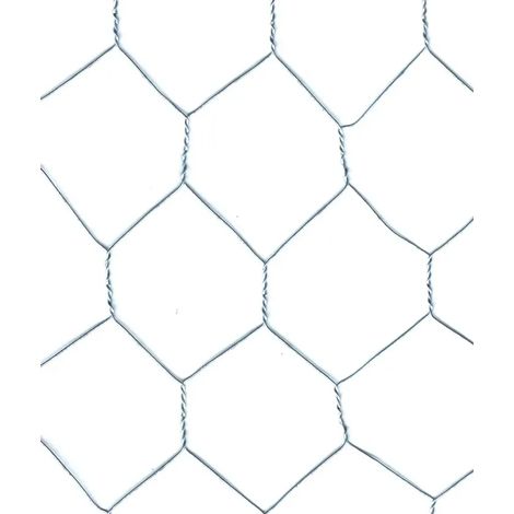 Grillage galvanisé maille hexagonale 50 mm H.0,5m 25m (1/4)