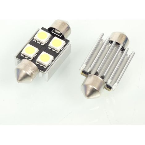 Ampoule LED M-Tech pour auto 12V 1.8W navette SV8.5-8 Neuf (1/3)