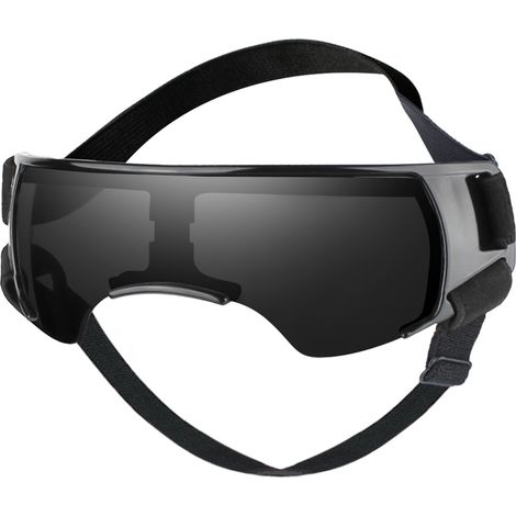 par de gafas de sol para perros, policarbonato, protección UV y resistentes al viento, para cabeza de 34-45,5 cm, Pomerania, Yorkshire, Chihuahua (1/5)