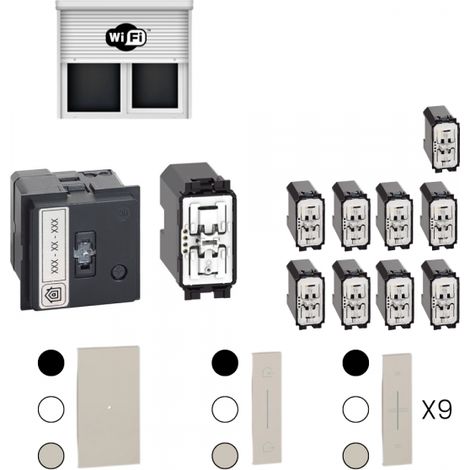 Bticino Kit gestione tapparelle Centralizzato APP Wireless Living Now - K2010KITN nr.09 Tapparelle