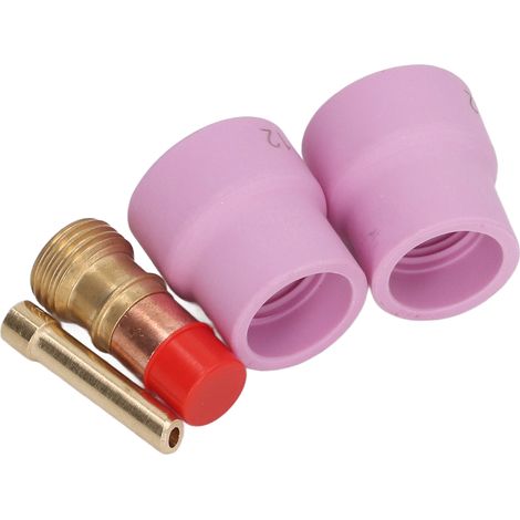 Ensemble de 4 pinces de soudage roses pour pistolet de soudage TIG WP 17 18 26 à l'argon (1/5)